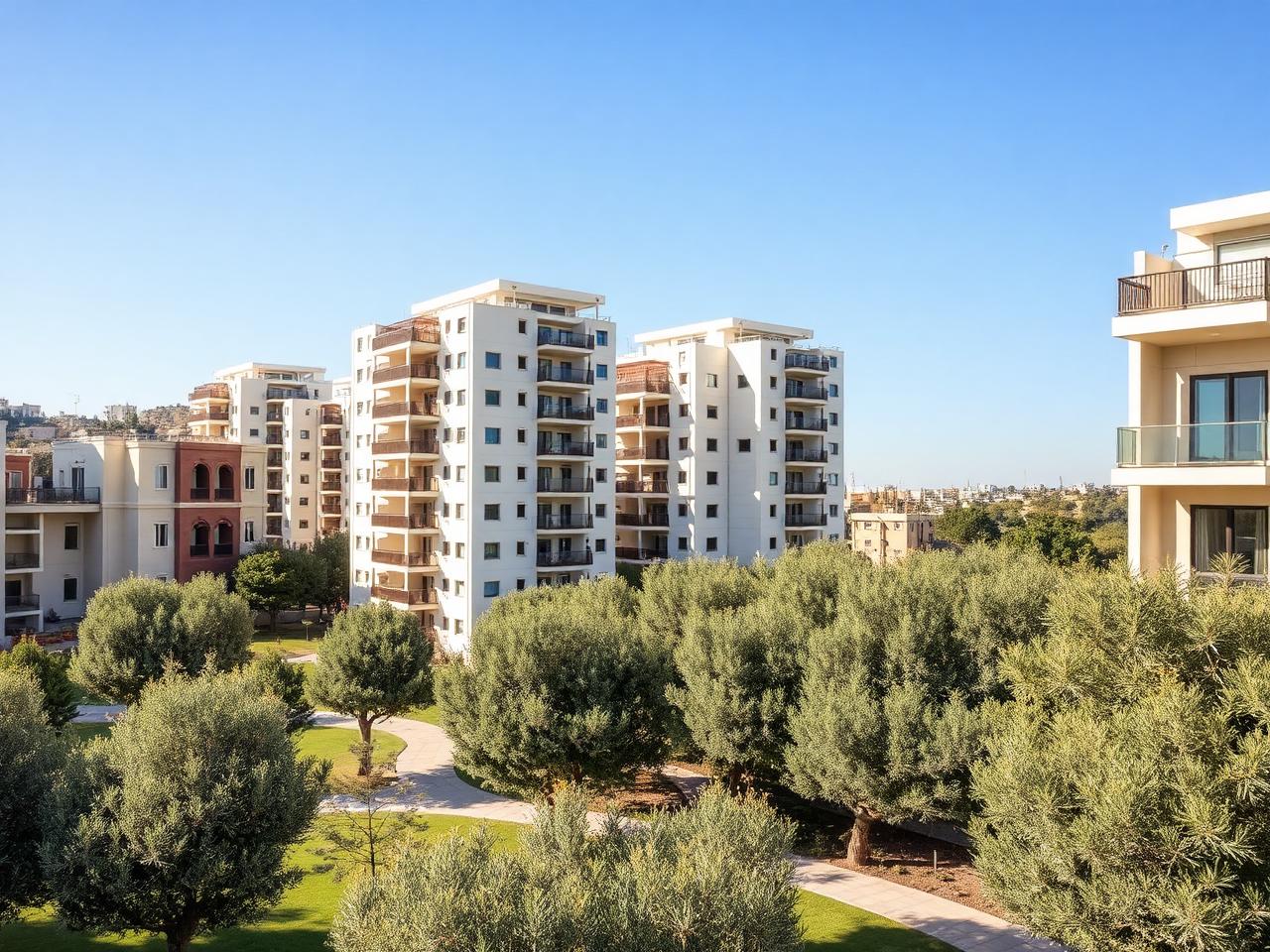 Nouveaux immeubles résidentiels de Hadera en développement
