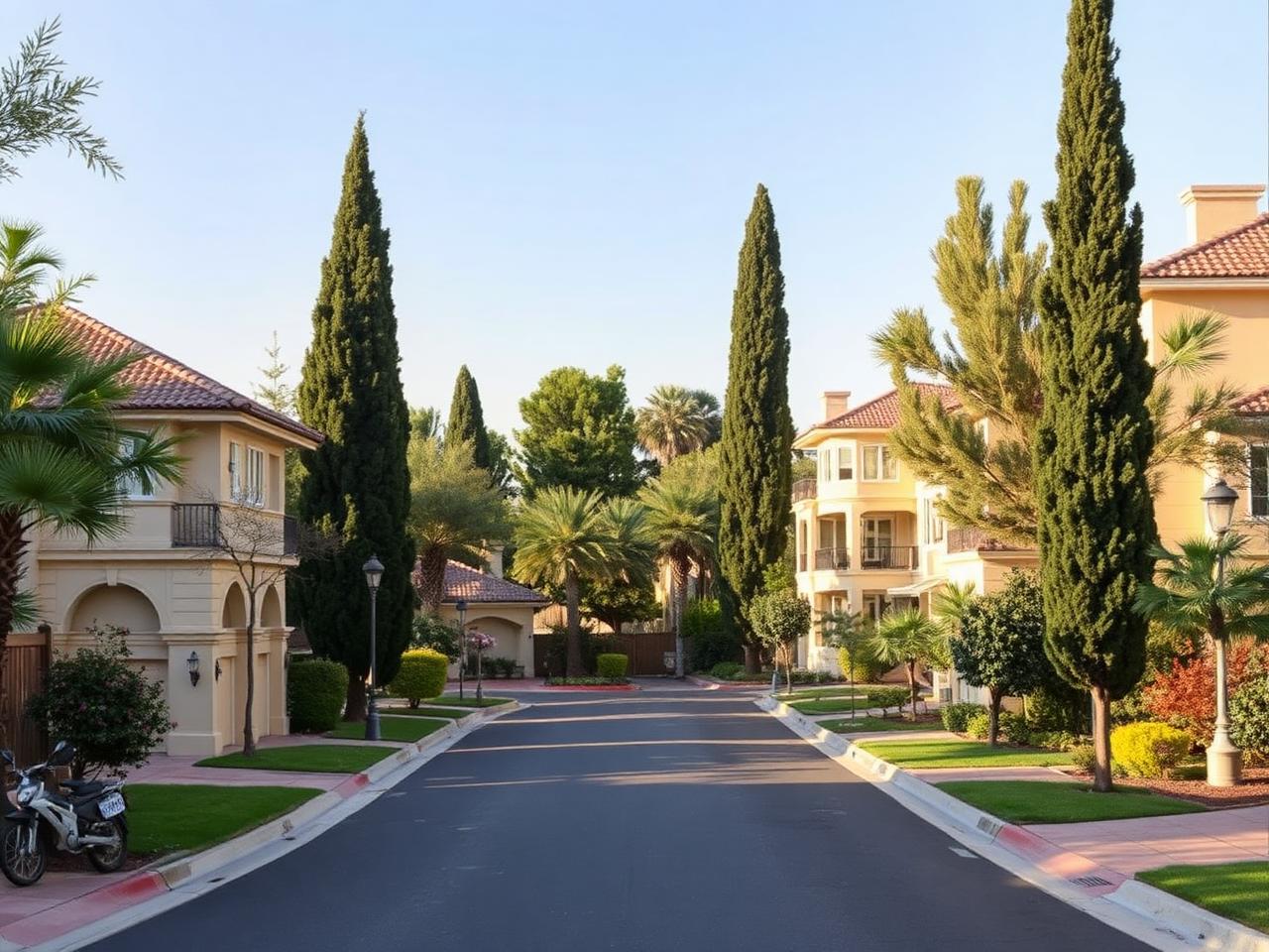 Villas et jardins privatifs d'une rue calme de Ramat HaSharon